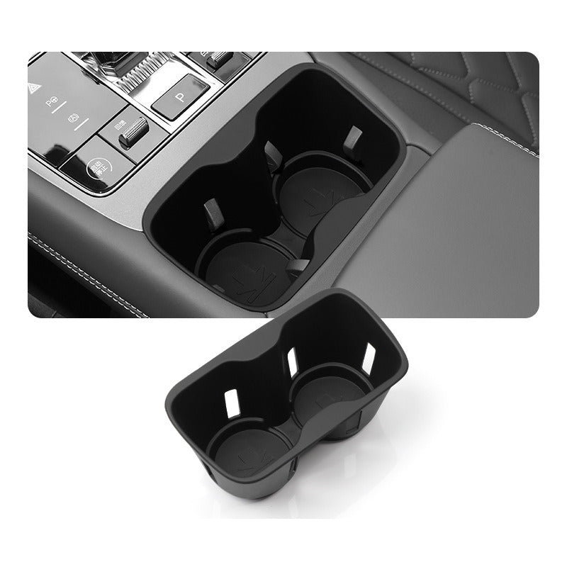 BYD Sealion 7 anti-slip cup holder insert fitted in the centre console