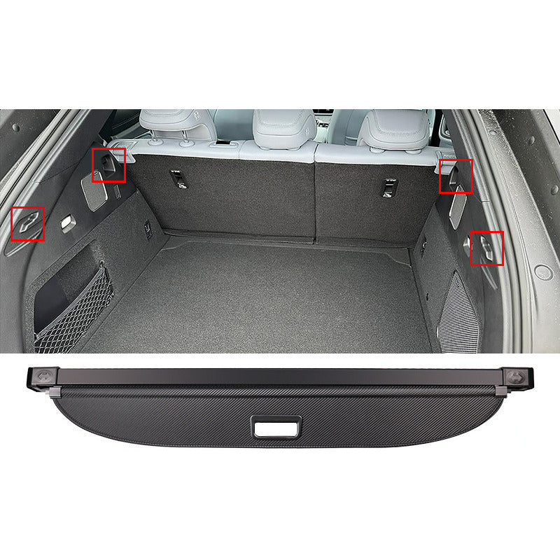 BYD Sealion 7 boot showing the mounting points, with the cover below