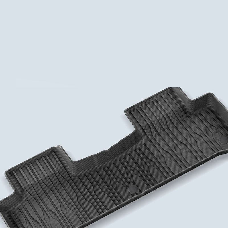 Close-up of the BYD Sealion 7 rear floor mat edge