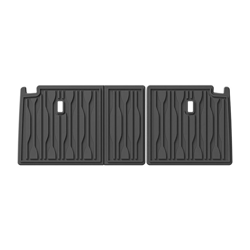 BYD Sealion 7 seat back mats in lychee black, pair