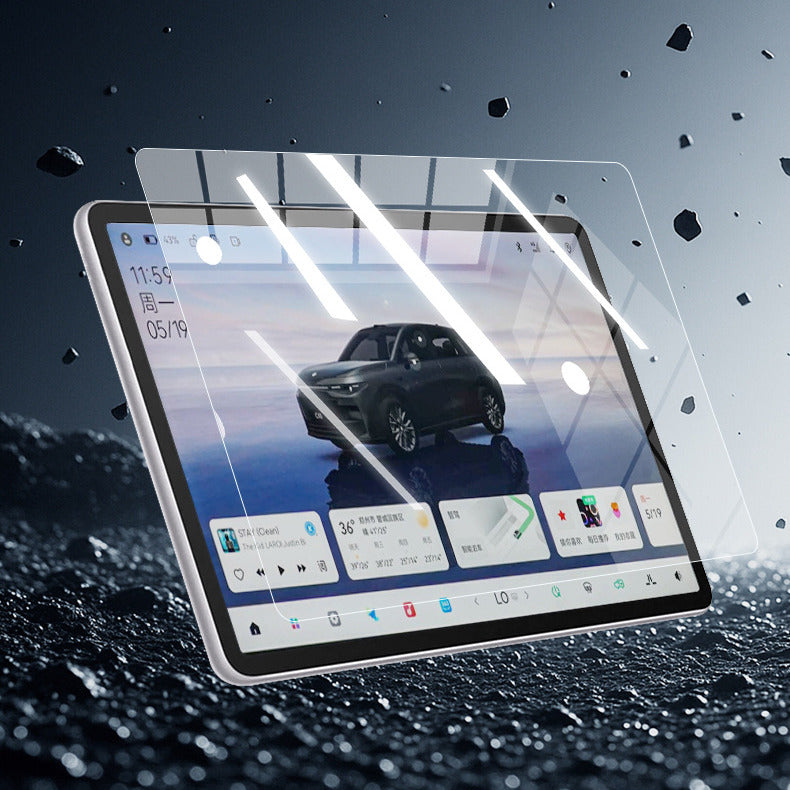 Dust-free HD glass screen protector over a 15.6 inch BYD screen