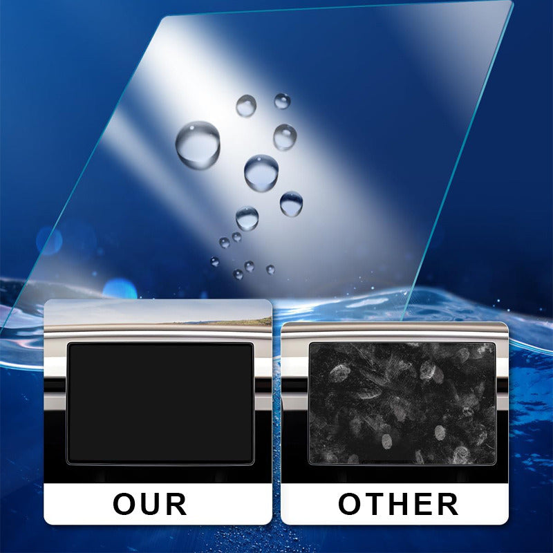 Dust-free installation compared with an ordinary screen protector
