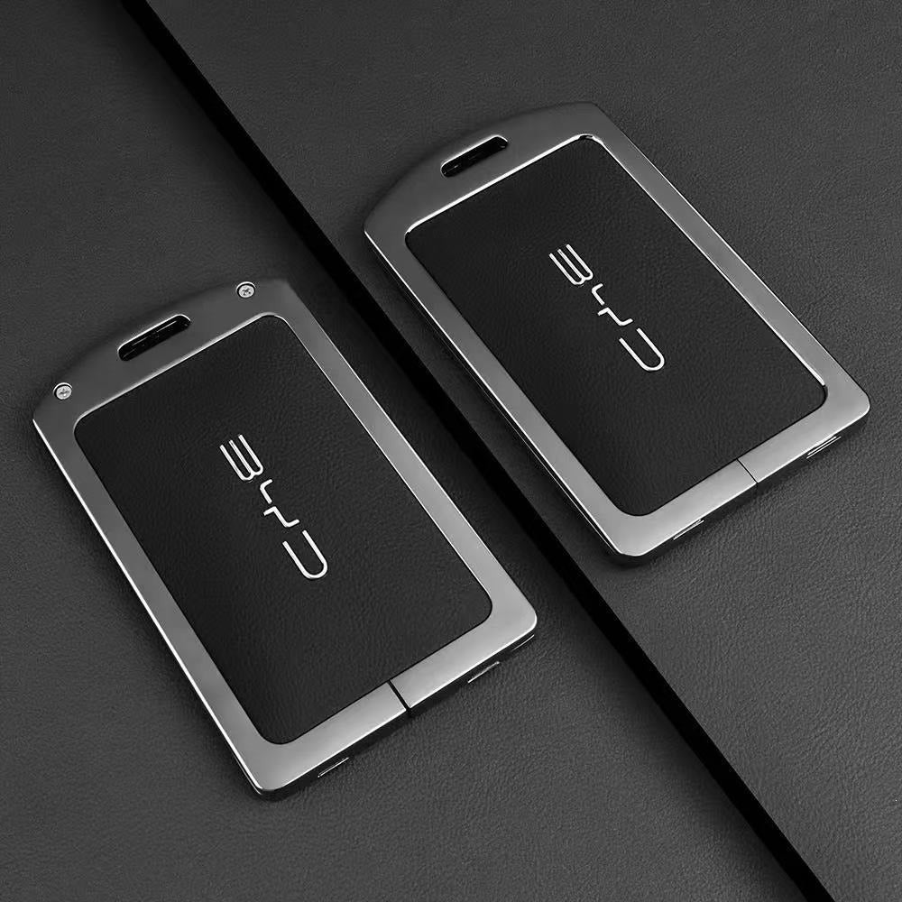 Two black BYD NFC card shells